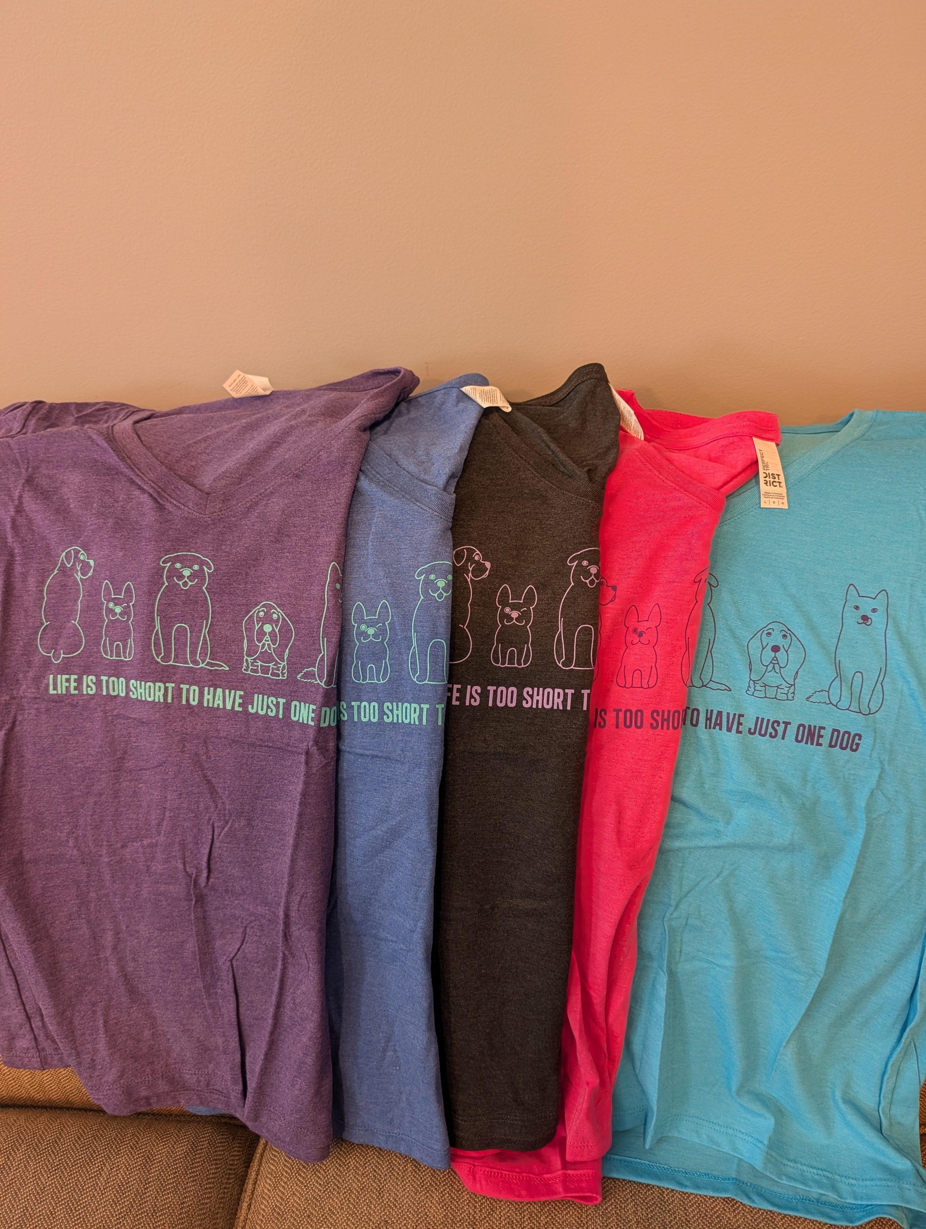 Women's cut V-neck T-shirt
