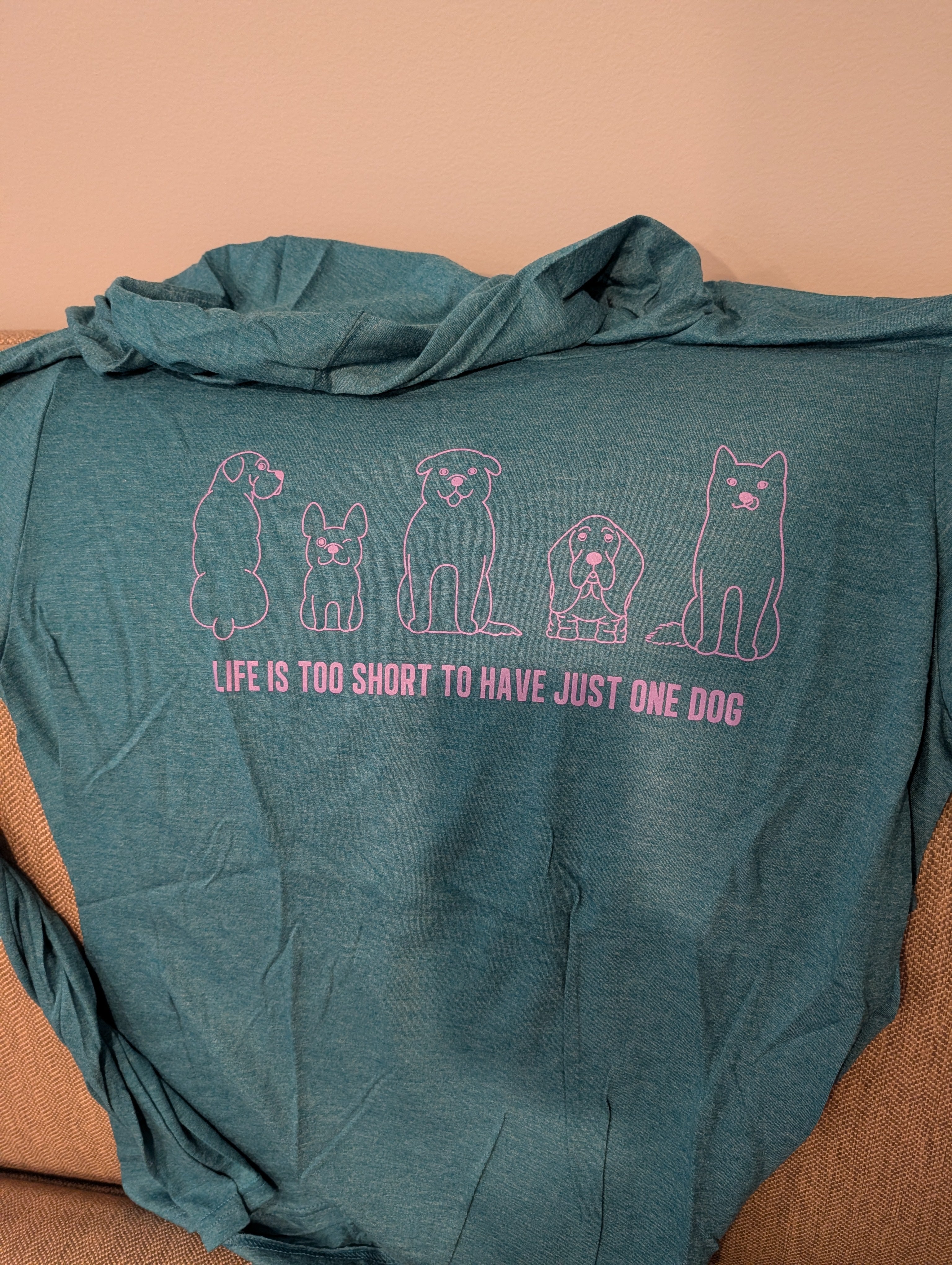 Unisex light weight hoodie