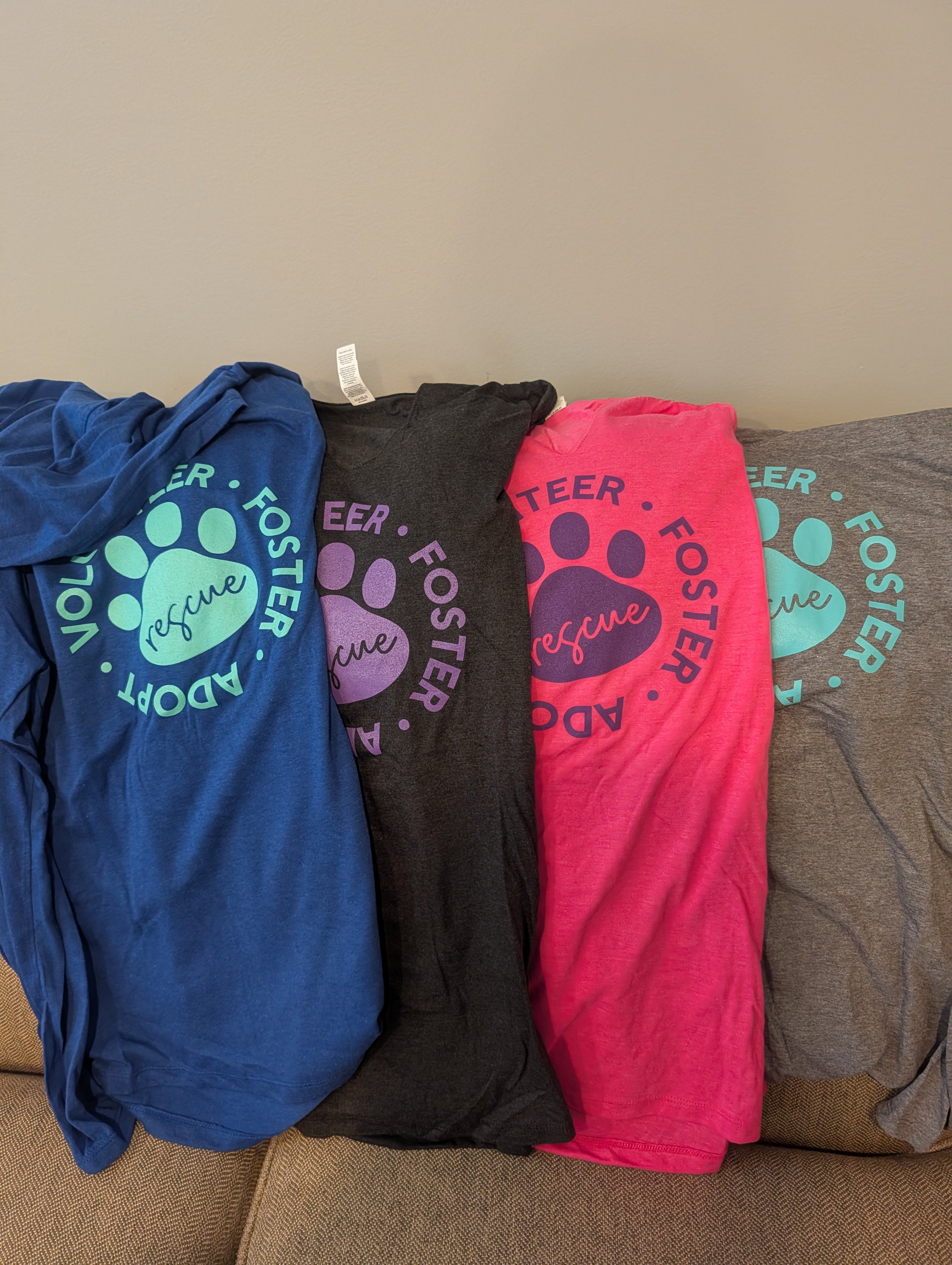 Women's cut light weight hoodie - Volunteer Foster Adopt